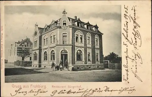 Ak Frohburg in Sachsen, Restaurant Bürgerhof