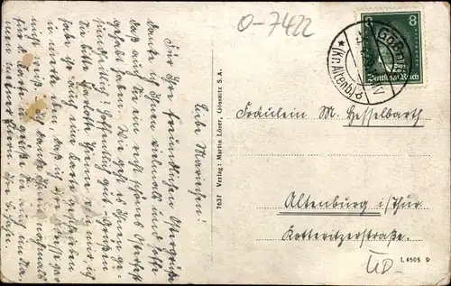Ak Gößnitz in Thüringen, Ernststraße