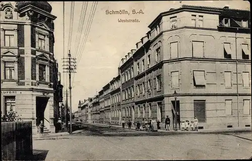 Ak Schmölln in Thüringen, Weststraße, Restaurant