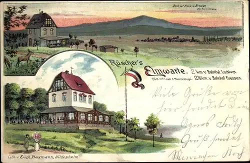 Litho Evessen am Elm, Gasthaus Elmwarte