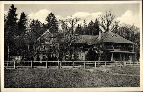 Ak Lüneburg in Niedersachsen, Forsthaus Tiergarten, Pensionat