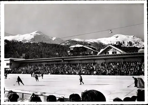 Ak Arosa Kanton Graubünden Schweiz, Eishockey, Zuschauer