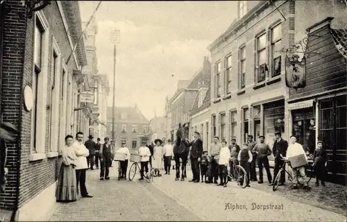 Ak Alphen aan den Rijn Südholland, Dorpstraat