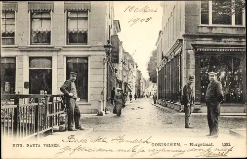 Ak Gorinchem Südholland Niederlande, Burgstraat