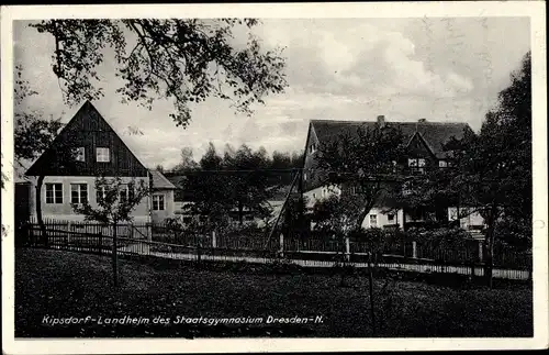 Ak Kipsdorf Altenberg im Erzgebirge, Landheim des Staatsgymnasium Dresden-N.