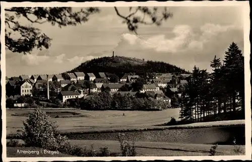 Ak Altenberg im Erzgebirge, Blick auf den Ort