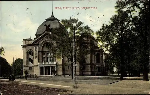 Ak Gera in Thüringen, Fürstliches Hoftheater