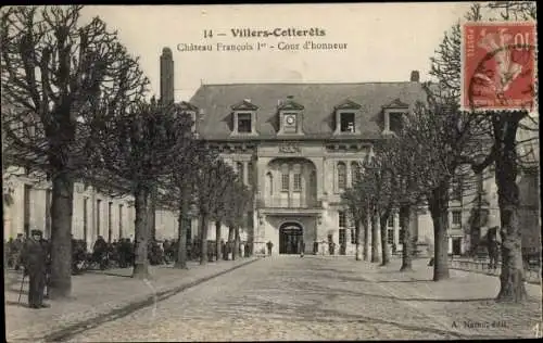 Ak Villers Cottertes Aisne, Chateau Francois I.