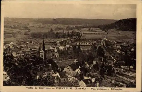 Ak Chevreuse Yvelines, Gesamtansicht, L’Hospice