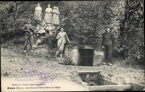 Ak Hans-Marne, Fontaine Notre Dame