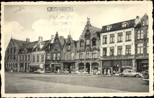 Ak Furnes Veurne Westflandern, Grand'Place, Cote Sud