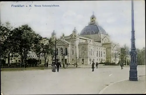 Ak Frankfurt am Main, neues Schauspielhaus