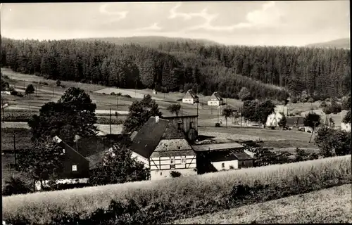 Ak Müglitz Altenberg im Erzgebirge, Teilansicht, Gottgetreu