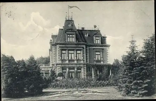 Ak Duisburg, Villa, Garten