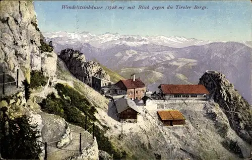 Ak Bayrischzell im Mangfallgebirge Oberbayern, Wendelsteinhaus, Wendelsteinhäuser, Tiroler Alpen