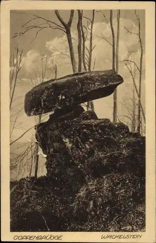 Ak Coppenbrügge Niedersachsen, Wackelstein