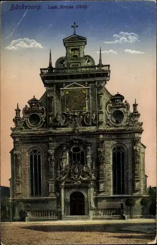 Ak Bückeburg im Kreis Schaumburg, lutherische Kirche