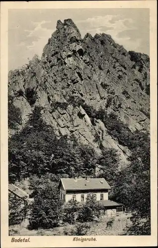 Ak Thale im Harz, Bodetal, Königsruhe