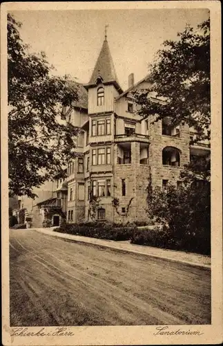 Ak Schierke Wernigerode im Harz, Sanatorium