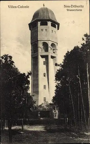 Ak Neu Döberitz Dallgow, Wasserturm, Villenkolonie