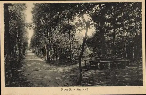 Ak Rheydt Mönchengladbach am Niederrhein, Stadtwald