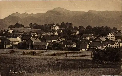 Ak Murnau am Staffelsee, Ortsansicht