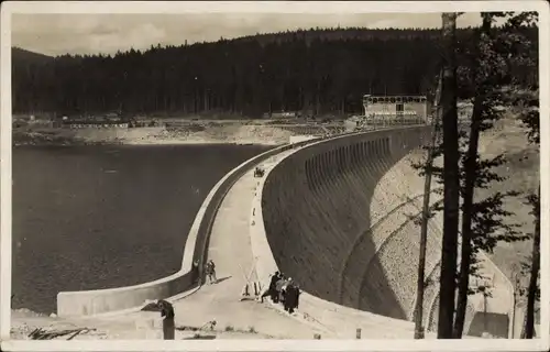 Foto Ak Forbach im Murgtal Schwarzwald Baden, Schwarzenbachtalsperre