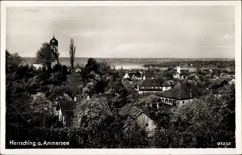 Ak Herrsching am Ammersee, Panorama