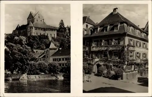 Ak Meersburg am Bodensee, Gasthaus und Weinstube zum Löwen