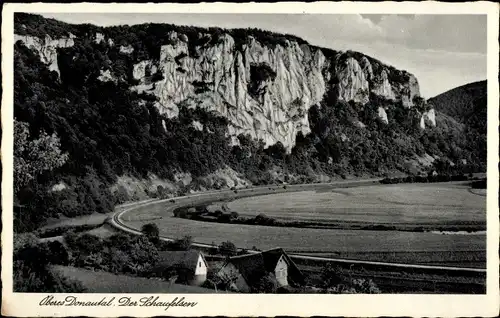 Ak Neidingen Beuron, Oberes Donautal, Schaufelsen