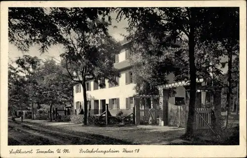Ak Templin in der Uckermark, Posterholungsheim, Haus 18
