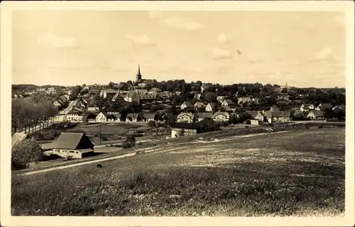 Ak Bergen auf der Insel Rügen, Totalansicht