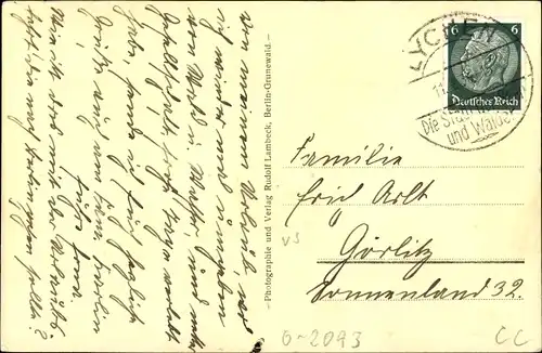 Ak Lychen in der Uckermark, Panorama