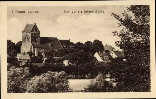 Ak Lychen in der Uckermark, Johanniskirche
