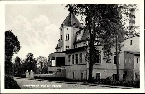 Ak Lindau Zerbst in Anhalt, Diät Sanatorium