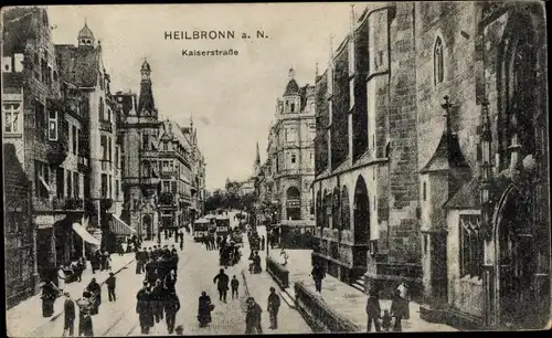 Ak Heilbronn am Neckar, Kaiserstraße