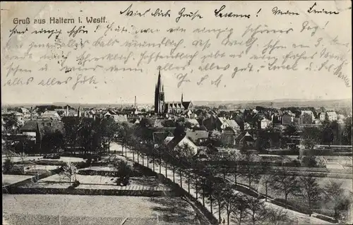 Ak Haltern am See Westfalen, Gesamtansicht