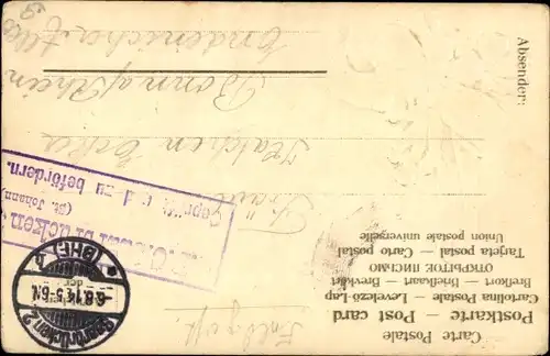 Passepartout Ak St. Johann Saarbrücken im Saarland, Partie an der Saar, Blumen