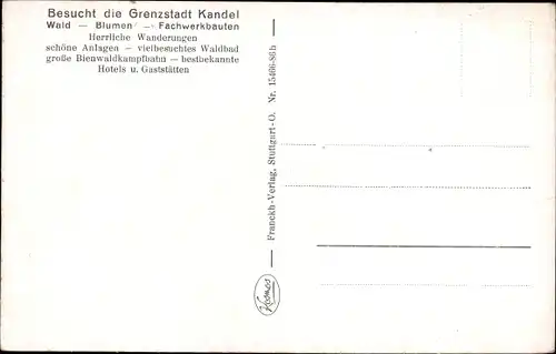 Ak Kandel in der Pfalz Bienwald, Amtsgericht