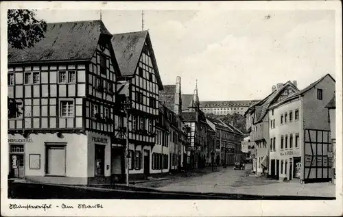 Ak Bad Münstereifel in Nordrhein Westfalen, am Markt