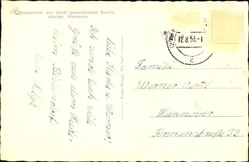 Ak Hannover in Niedersachsen, Heideheim