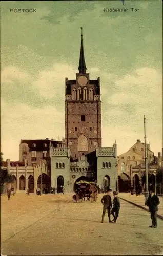 Ak Hansestadt Rostock, Kröpeliner Tor