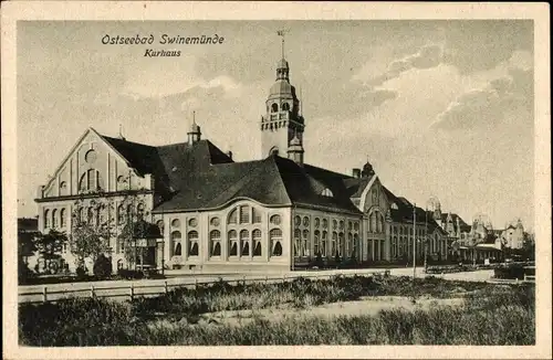 Ak Świnoujście Swinemünde Pommern, Kurhaus