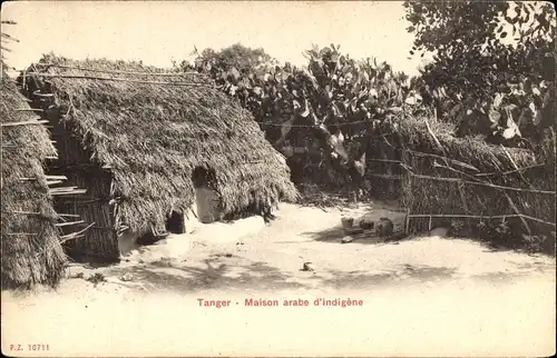 Ak Tanger, Marokko, arabisches Eingeborenenhaus