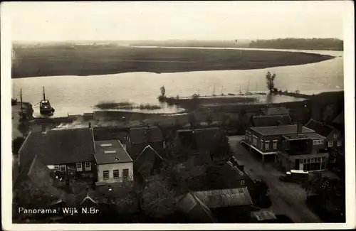 Ak Wijk und Aalburg Nordbrabant, Panorama