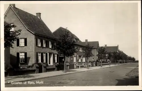 Ak Gilze und Rijen Nordbrabant, Markt