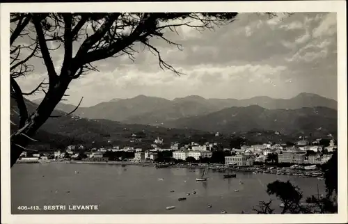 Ak Sestri Levante Liguria, Gesamtansicht