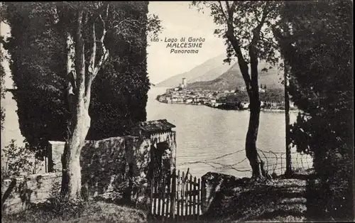 Ak Malcesine Lago di Garda Veneto, Panorama