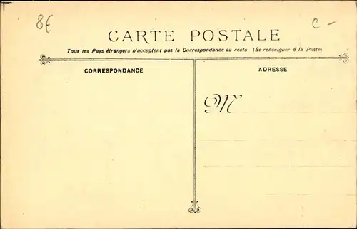 Ak Französisches Kriegsschiff, Mousqueton, Contre-torpilleur