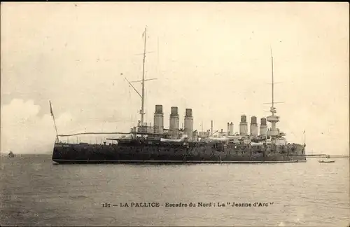 Ak Französisches Kriegsschiff, Jeanne d'Arc